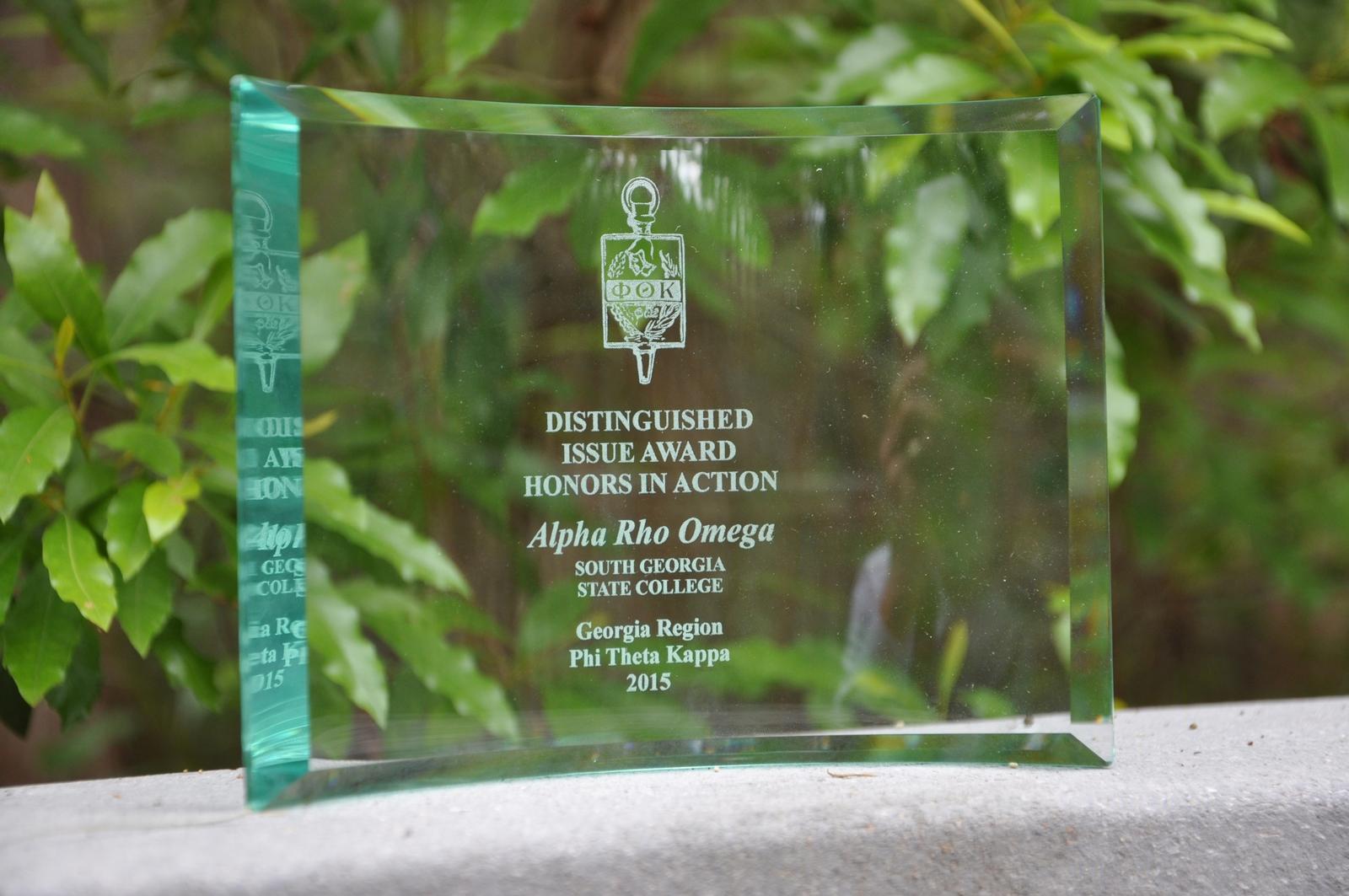 Honors in Action Award